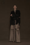 Mutedance 24 Autumn and Winter Collarless Button-down Jacket MD-MD24FW22-DARK MD24FW21 MD24FW22